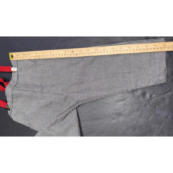 Vintage Kitestrings 3T Outfit Set Houndstooth Overall Bibb Pants Suspender - Picture 5 of 12